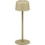 Goobay LED-Tischlampe | warmweiß | dimmbar | USB-C aufladbar | beige | IP44