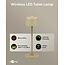 Goobay LED-Tischlampe | warmweiß | dimmbar | USB-C aufladbar | beige | IP44