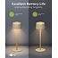 Goobay LED-Tischlampe | warmweiß | dimmbar | USB-C aufladbar | beige | IP44