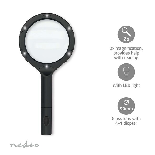 Nedis LED Handlupe