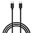 Verbatim USB-Ladegerät mit Display | 2x USB-C PD & 1x USB-A QC | inkl. USB-C Kabel | GaN | 100W | Grau