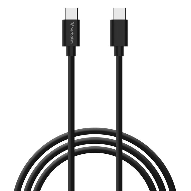 Verbatim USB-Ladegerät mit Display | 3x USB-C PD & 1x USB-A QC | inkl. USB-C Kabel | GaN | 140W | Grau