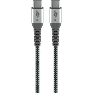 Goobay Goobay USB-C Kabel | USB 2.0 | PD 60W | Nylon | 15 cm