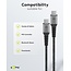 Goobay USB-C Kabel | USB 2.0 | PD 60W | Nylon | 15 cm