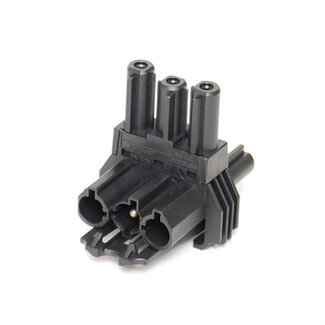 Bachmann BACHMANN Verteilerblock WIELAND GST18 1xIn/2xOut, montierbar, schwarz
