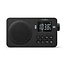 Nedis tragbares Radio | FM, Bluetooth & AUX | 2W | Schwarz