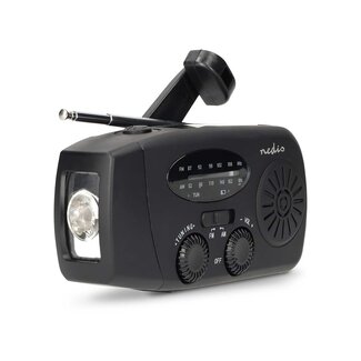 Nedis Nedis Notfallradio mit Taschenlampe | AM/FM | 2W