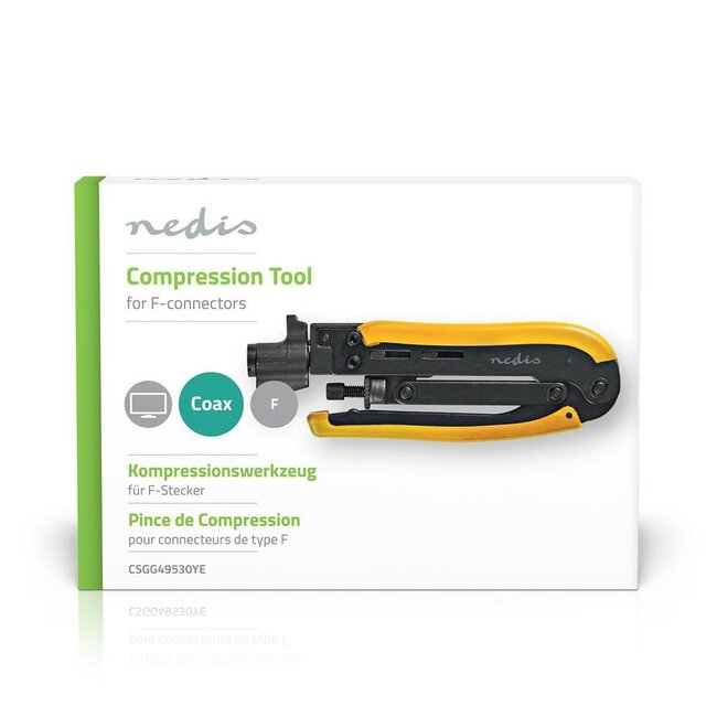 Nedis Kompressionszange für F-Stecker