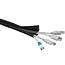 Polyester Kabelschutzschlauch mit Klettverschluss | 32 mm | Schwarz | 5 Meter