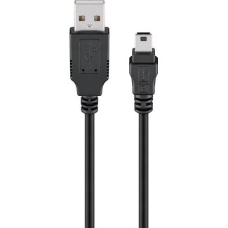 Goobay Goobay USB 2.0 Hi-Speed Kabel, schwarz 1,8 m