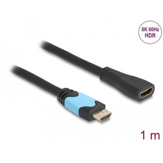 DeLOCK Delock High-Speed HDMI Verlängerungskabel 48 Gbps 8K 60 Hz 1 m