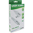 InLine® USB4-Kabel, USB-C, einseitig gewinkelt, PD 240W, 8K60Hz, TPE, weiß, 2m