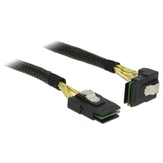 DeLOCK Mini-SAS SFF-8087 Winkelkabel - 1 Meter
