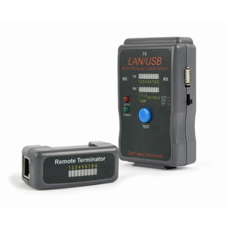 Cablexpert Kabeltester für RJ11, RJ45 & USB