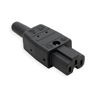 Bachmann Bachmann C15 Stromstecker gerade schwarz