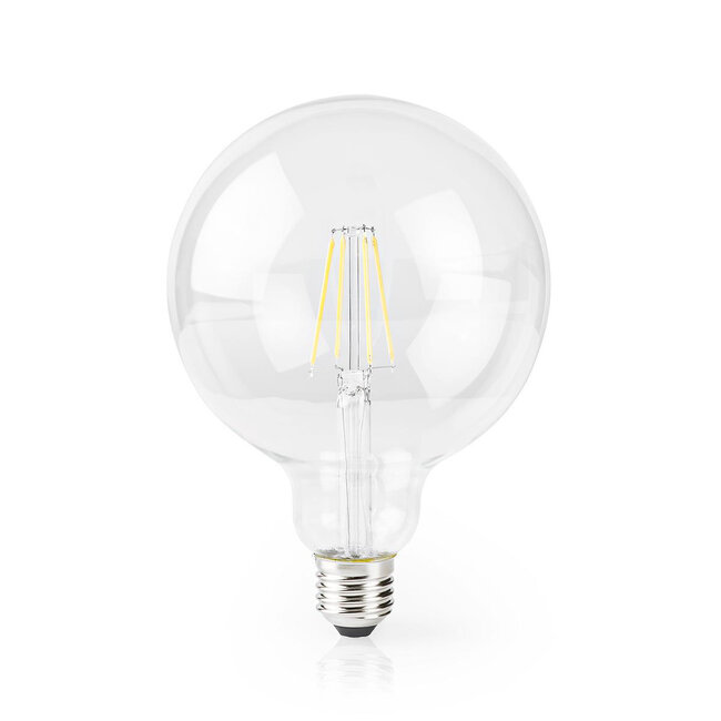 Nedis SmartLife Wi-Fi LED-Filamentlampe E27 G125 warmweiß klar