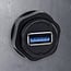 InLine® USB-A Kupplung mini, IP68, geschirmt, 2x USB-A Anschluss