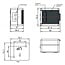 Wandsteckdose für 2 Keystone-Module | Outdoor (IP44) | Schwarz/Grau