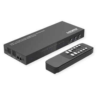 Value Value HDMI-Matrixschalter | 4x2 | HDMI 2.0 (4K 60Hz + HDR)