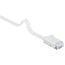 UTP CAT6 Flaches Netzwerkkabel | PVC | Weiß | 0,25 m