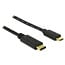 USB-C auf Micro USB Kabel | USB 2.0 | 15W | vergoldet | Schwarz | 1 Meter