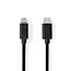 Lightning-auf-USB-C Kabel | USB 2.0 | PD 18W | Schwarz | 1 Meter