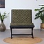 Design fauteuil Madrid velvet groen