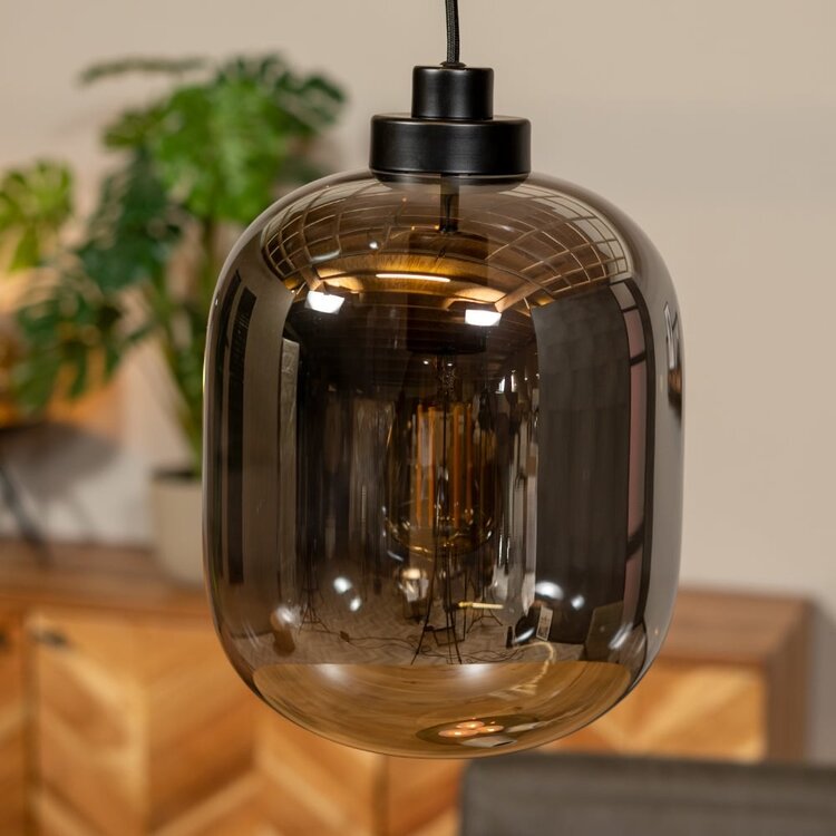 Hanglamp Smoke 30 cm 1-lichts glas