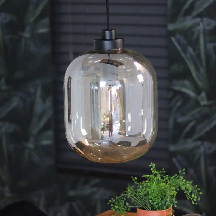 Hanglamp Amber 30 cm 1-lichts glas
