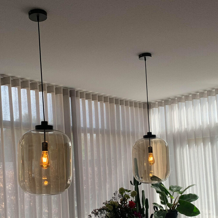 Hanglamp Amber 30 cm 1-lichts glas