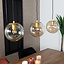 Hanglamp Mariel 3-lichts Amber