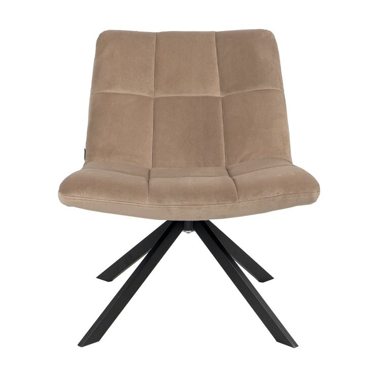 Velvet fauteuil Eevi taupe