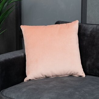 Sierkussen Anna velvet roze 45 x 45 cm