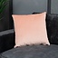 Sierkussen Anna velvet roze 45 x 45 cm