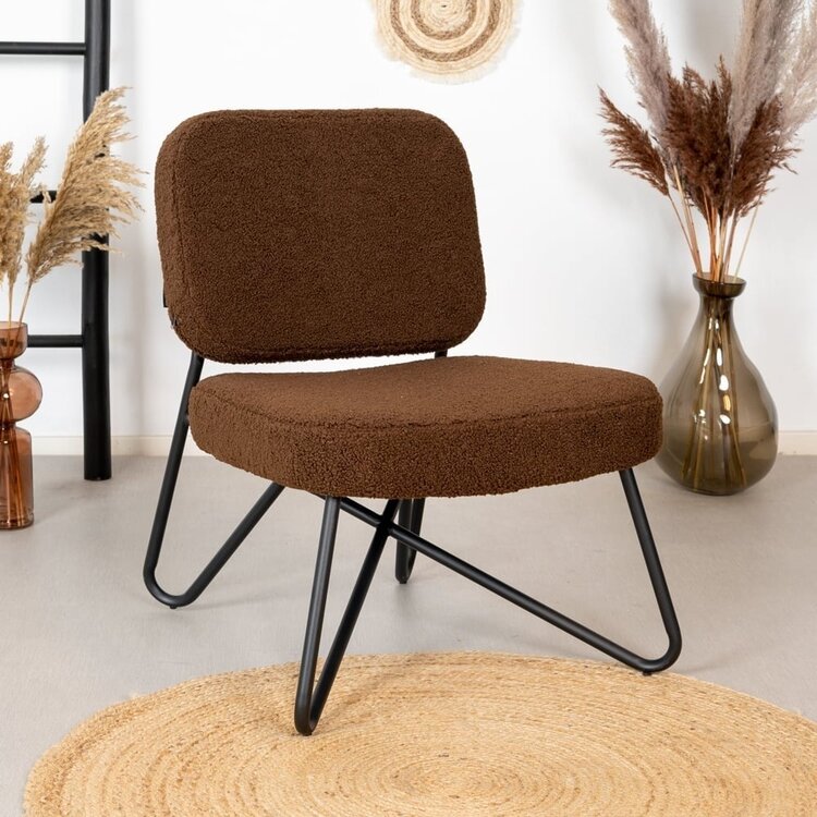 Teddy fauteuil Julia bruin