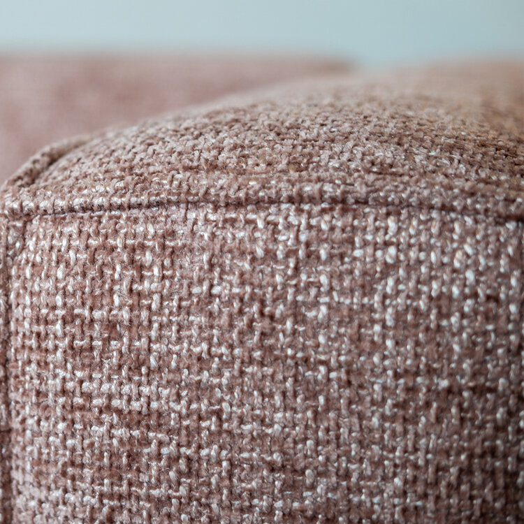 2,5-zits bank Memphis roze stof chenille