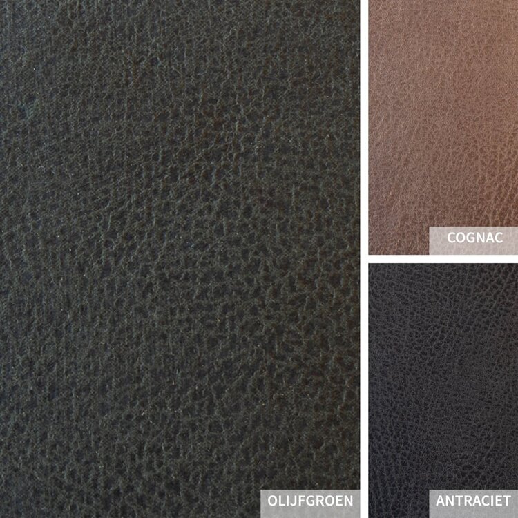 Eetkamerstoel met wieltjes Royce eco-leer groen