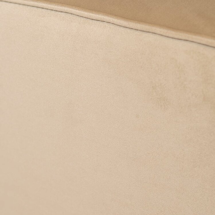 Hocker Memphis velvet beige
