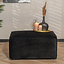 Hocker Memphis velvet zwart