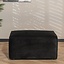 Hocker Memphis velvet zwart