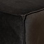 Hocker Memphis velvet zwart