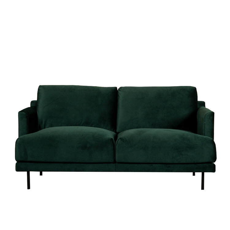 Velvet bank 2,5-zits Denver groen