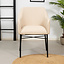 Scandinavische eetkamerstoel Vanja beige