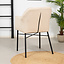Scandinavische eetkamerstoel Vanja beige