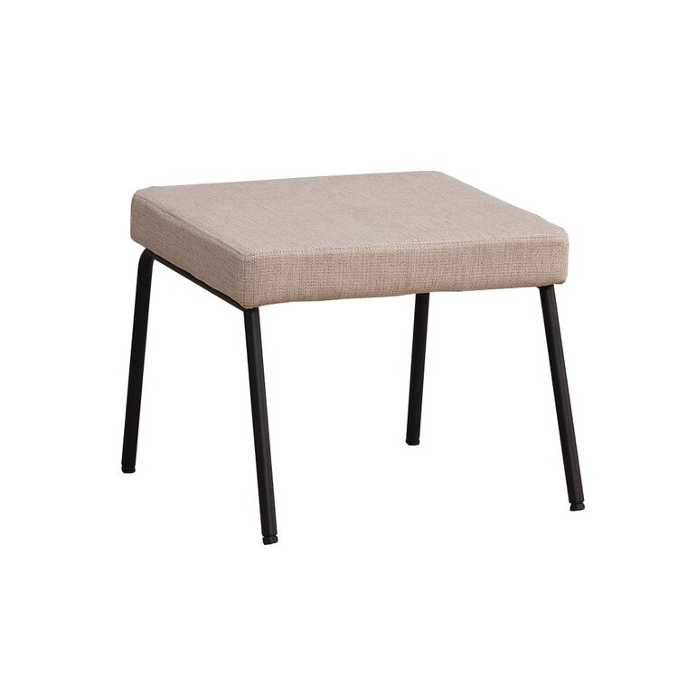 Hocker Espen beige gerecyclede stof