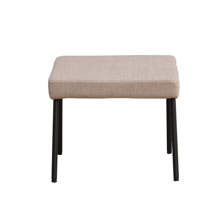 Hocker Espen beige gerecyclede stof