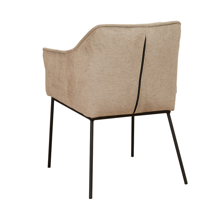 Scandinavische eetkamerstoel Jens taupe