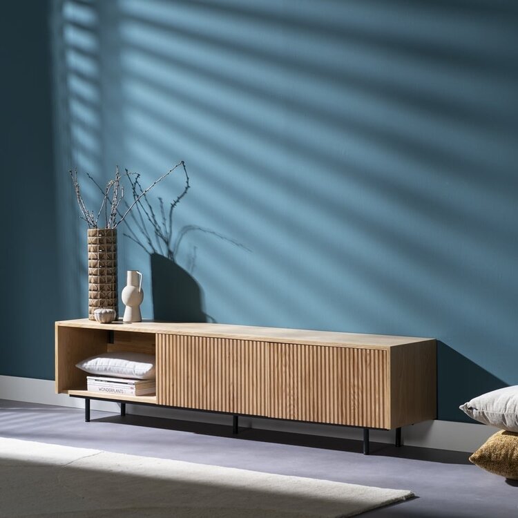 Tv-meubel Ray blank eiken 180 cm