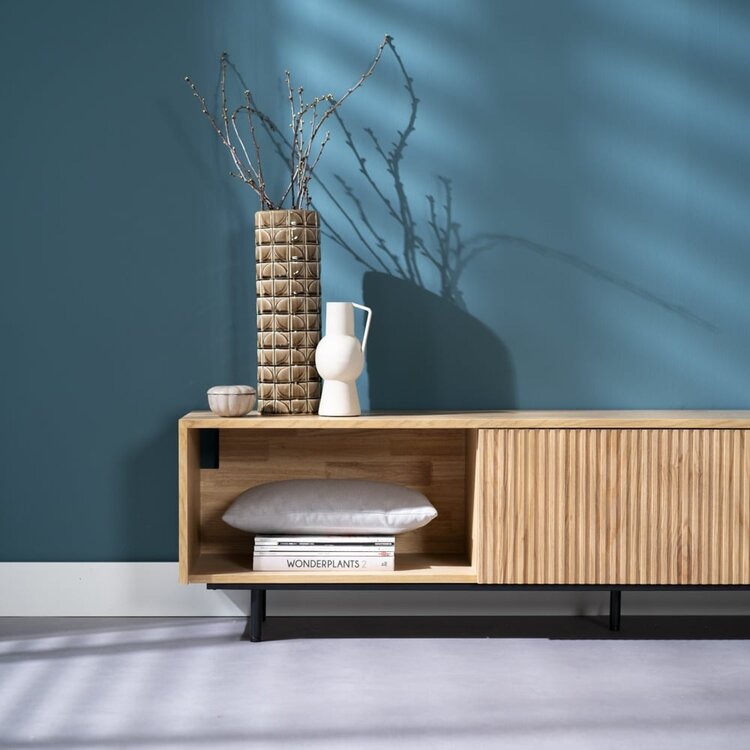 Tv-meubel Ray blank eiken 180 cm