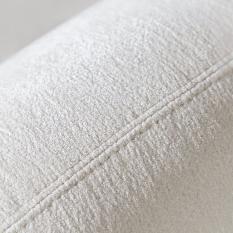 Scandinavische fauteuil Louise chenille off white